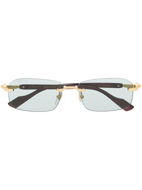 gucci reading glasses men|Gucci rimless glasses for men.